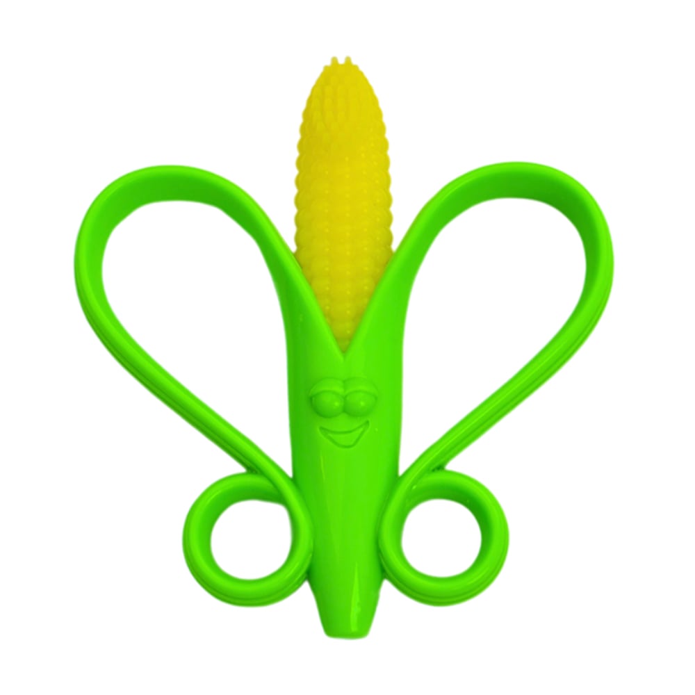 

Прорізувач для зубів Lindo Кукурузка, жовтий із зеленим, від 3 місяців (DK 08)