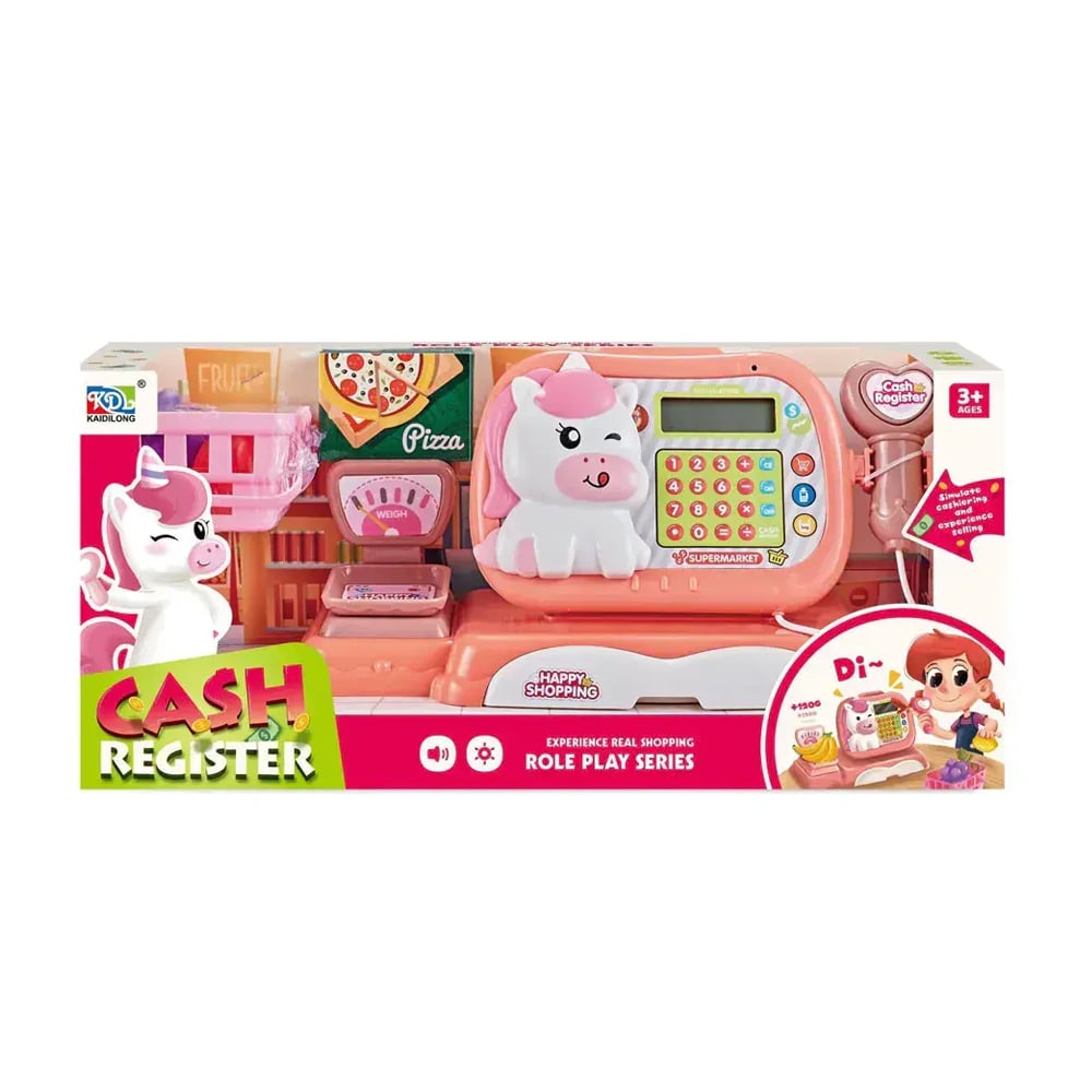 

Дитячий касовий апарат Zhorya зі сканером, 40*15*17.5 см, від 3 років (ZY1656186)