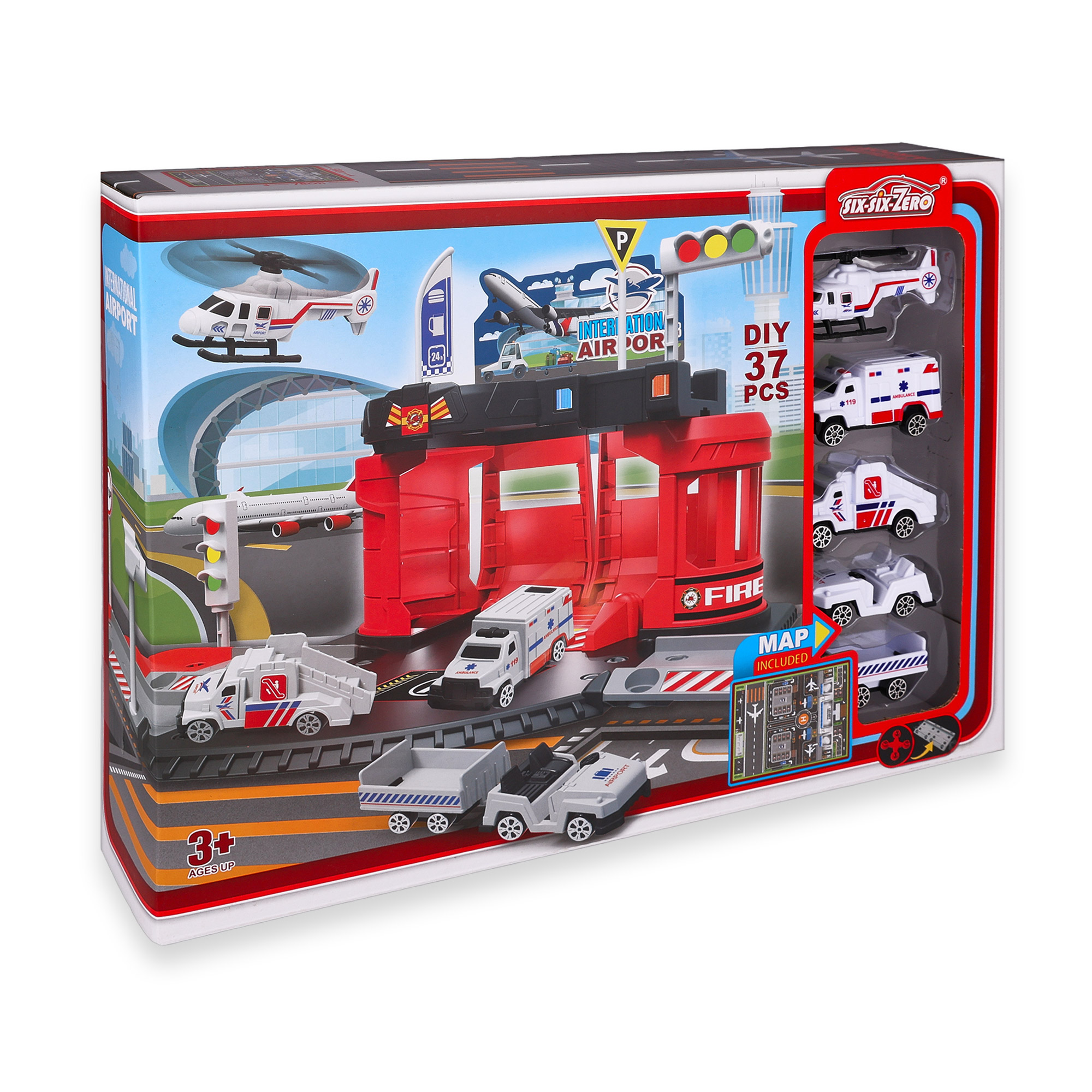 

Дитячий паркінг з машинками Zhorya Автомобільна станція, 36*26*7.5 см, від 3 років (ZY1690208)