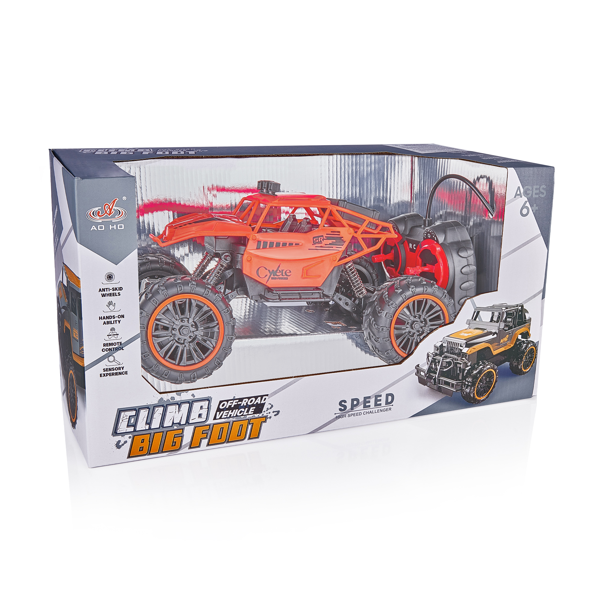 

Дитячий позашляховий автомобіль Zhorya на радіокеруванні помаранчевий, 39.5*20*21 см, від 3 років (ZY1715956)