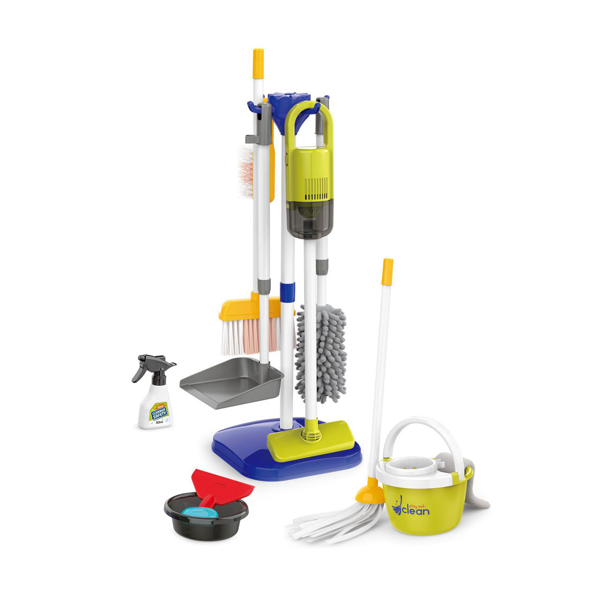 

Дитячий іграшковий набір для прибирання Bright Spring з пилососом, від 3 років (011357-667-71)