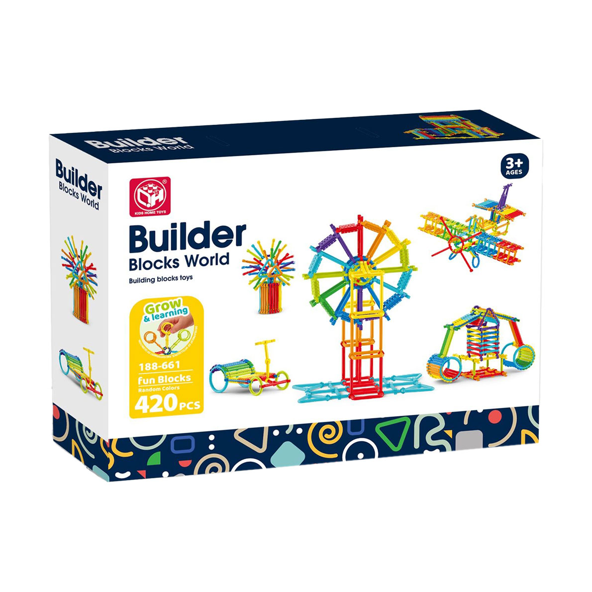 

3D-конструктор Bright Spring Атракціони, від 3 років (017830-188-661)