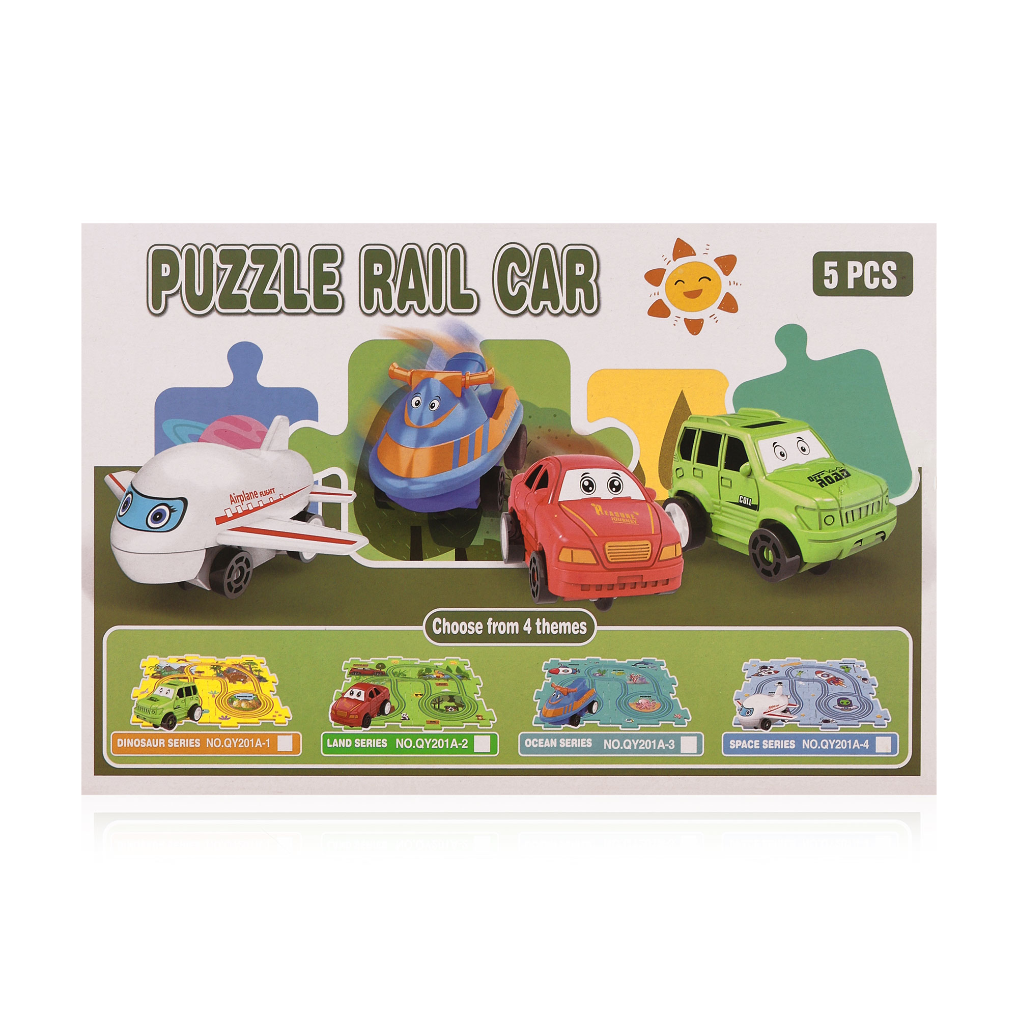 

Пазл-килимок Chuangfa Траса з машинкою, від 3 років (QY201-1)