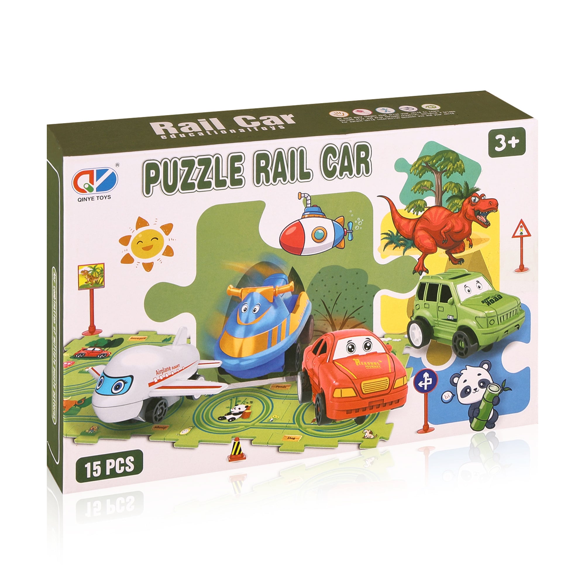 

Пазл-килимок Chuangfa Траса з машинкою, від 3 років (QY202-1)