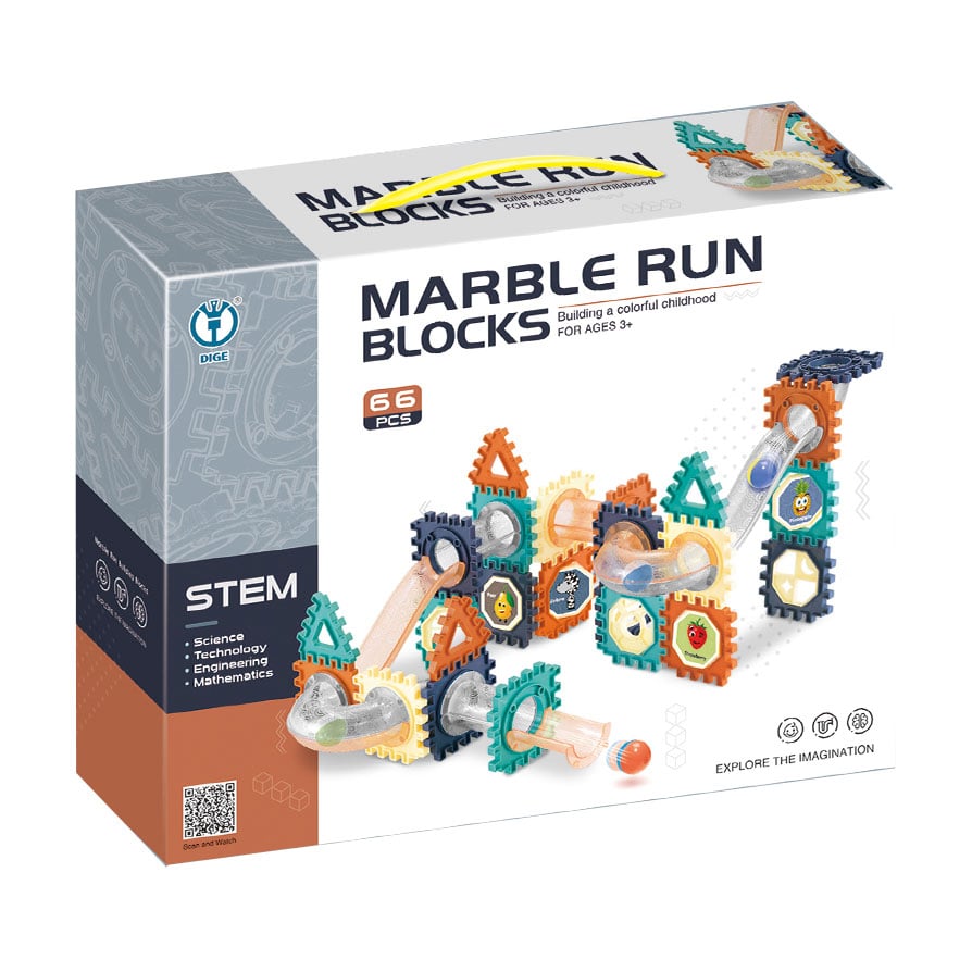 

Дитячий двоповерховий конструктор-трек MingBO з кулькою, від 3 років (8900)