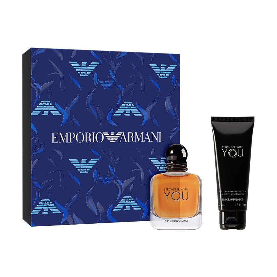 

Парфумований набір Giorgio Armani Emporio Armani Stronger With You чоловічий (туалетна вода, 50 мл + гель для душу, 75 мл)