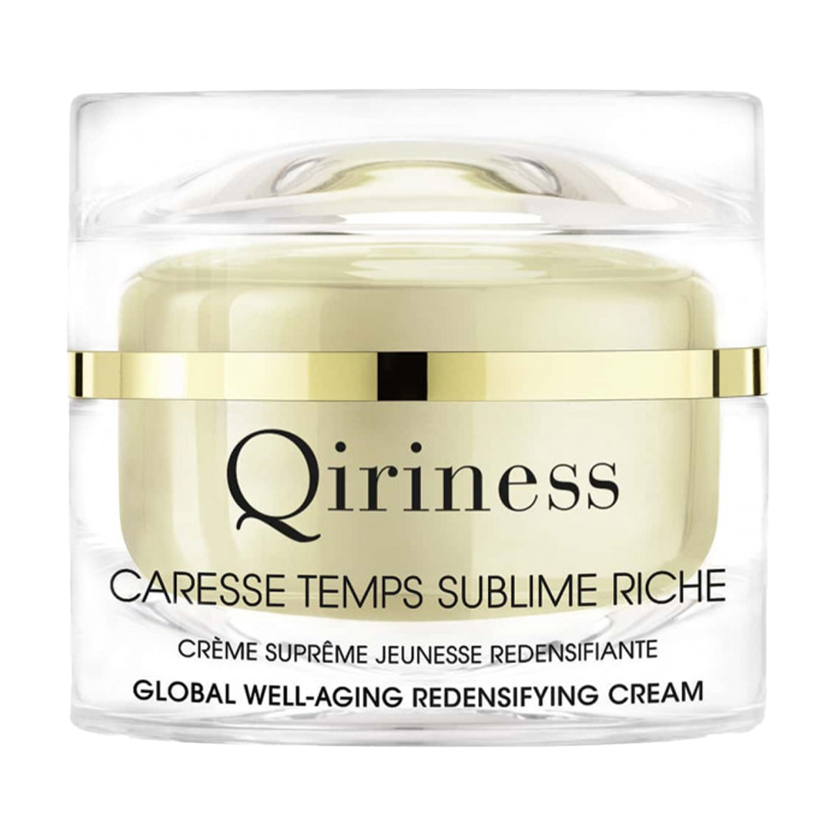 

Уцінка! Антивіковий та відновлювальний крем для обличчя Qiriness Caresse Temps Sublime Riche Global Well-Aging Redensifying Cream, 50 мл