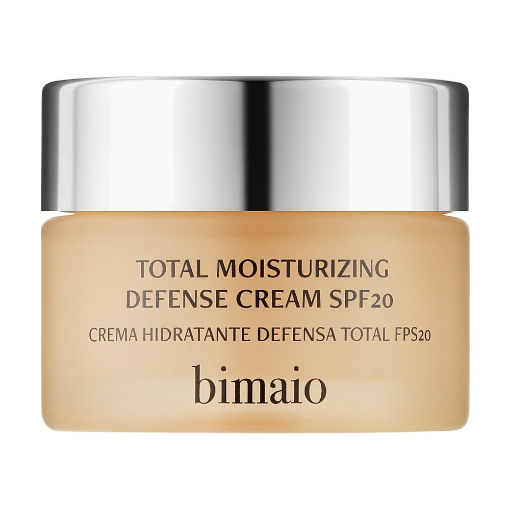 

Уцінка! Зволожувальний крем для обличчя Bimaio Total Moisturizing Defense Cream, SPF 20, 50 мл