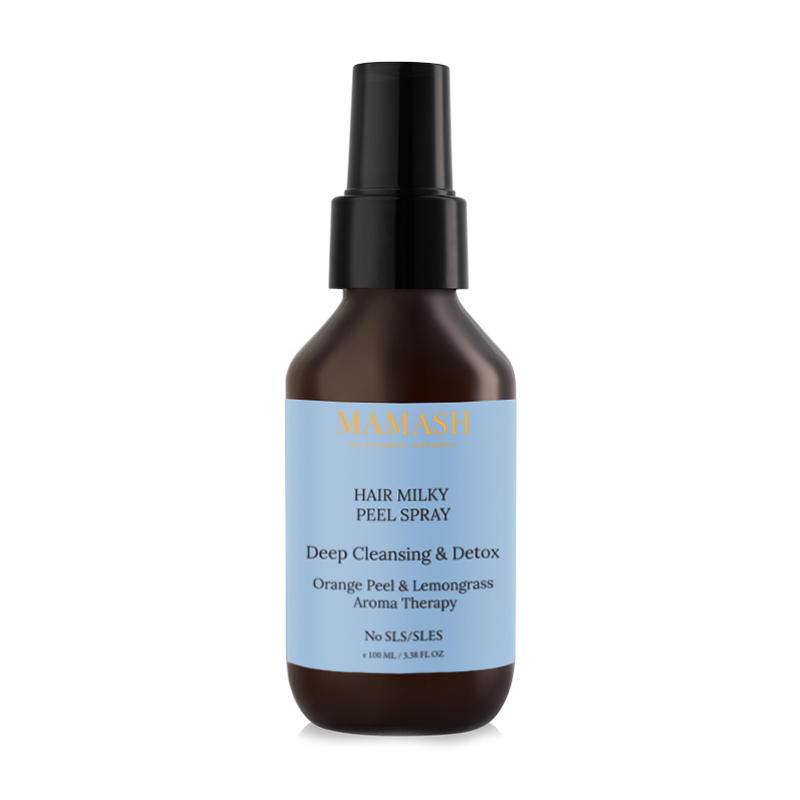 

Уцінка! Спрей-пілінг Mamash Hair Milky Peel Spray для глибокого очищення волосся та шкіри голови, 100 мл