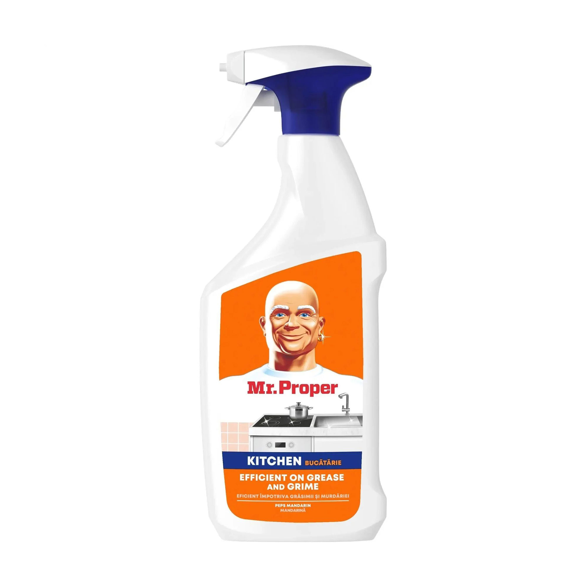 

Універсальний спрей для чищення MR PROPER Бадьорий мандарин, 800 мл