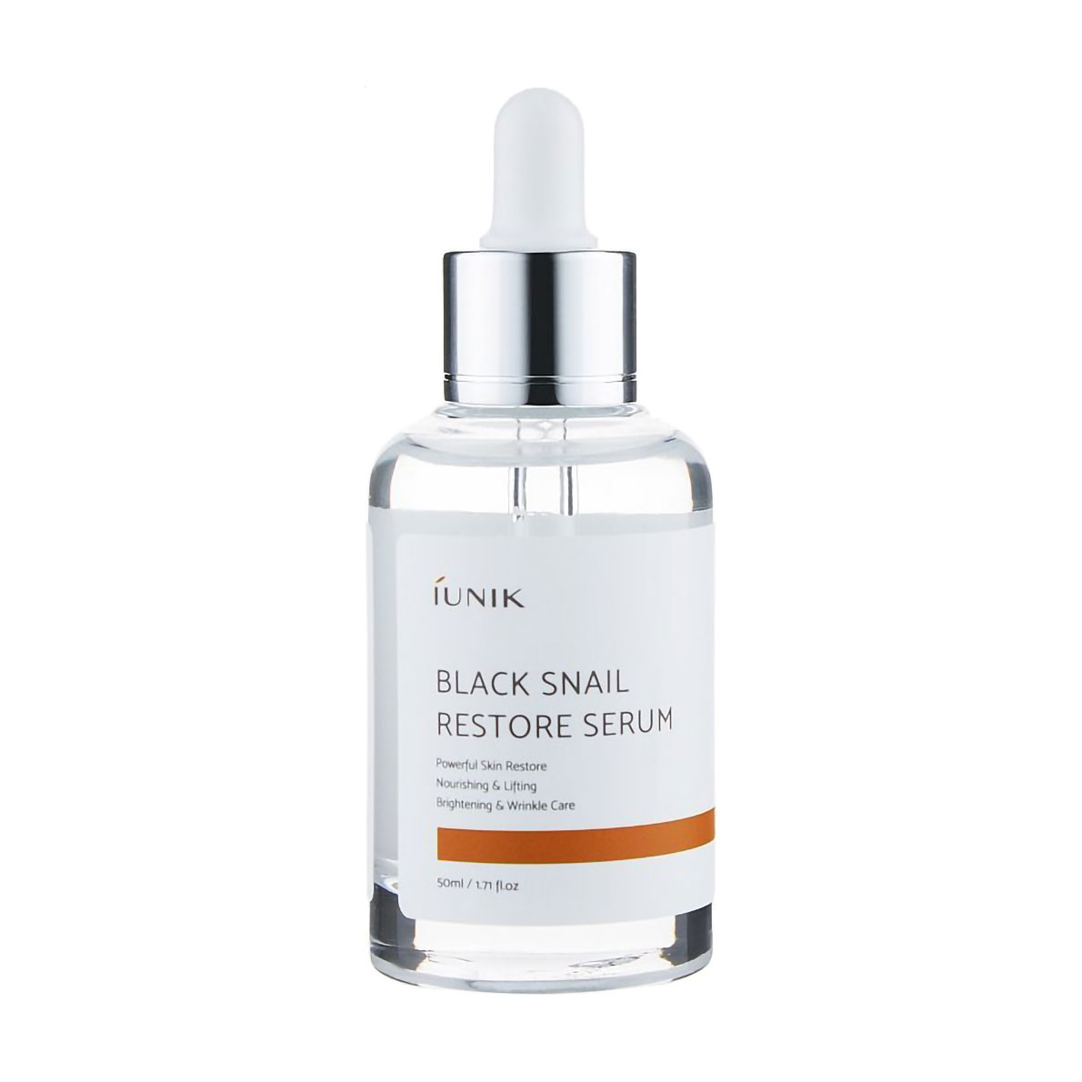 Регенерирующая сыворотка для лица IUNIK Black Snail Restore Serum с экстрактом муцина черной улитки, 50 мл 