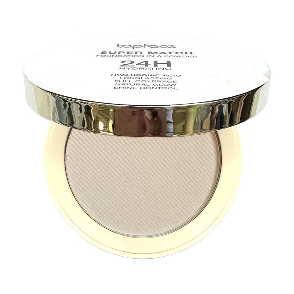 

Компактна пудра для обличчя TopFace Super Match Foundation 01, 10 г