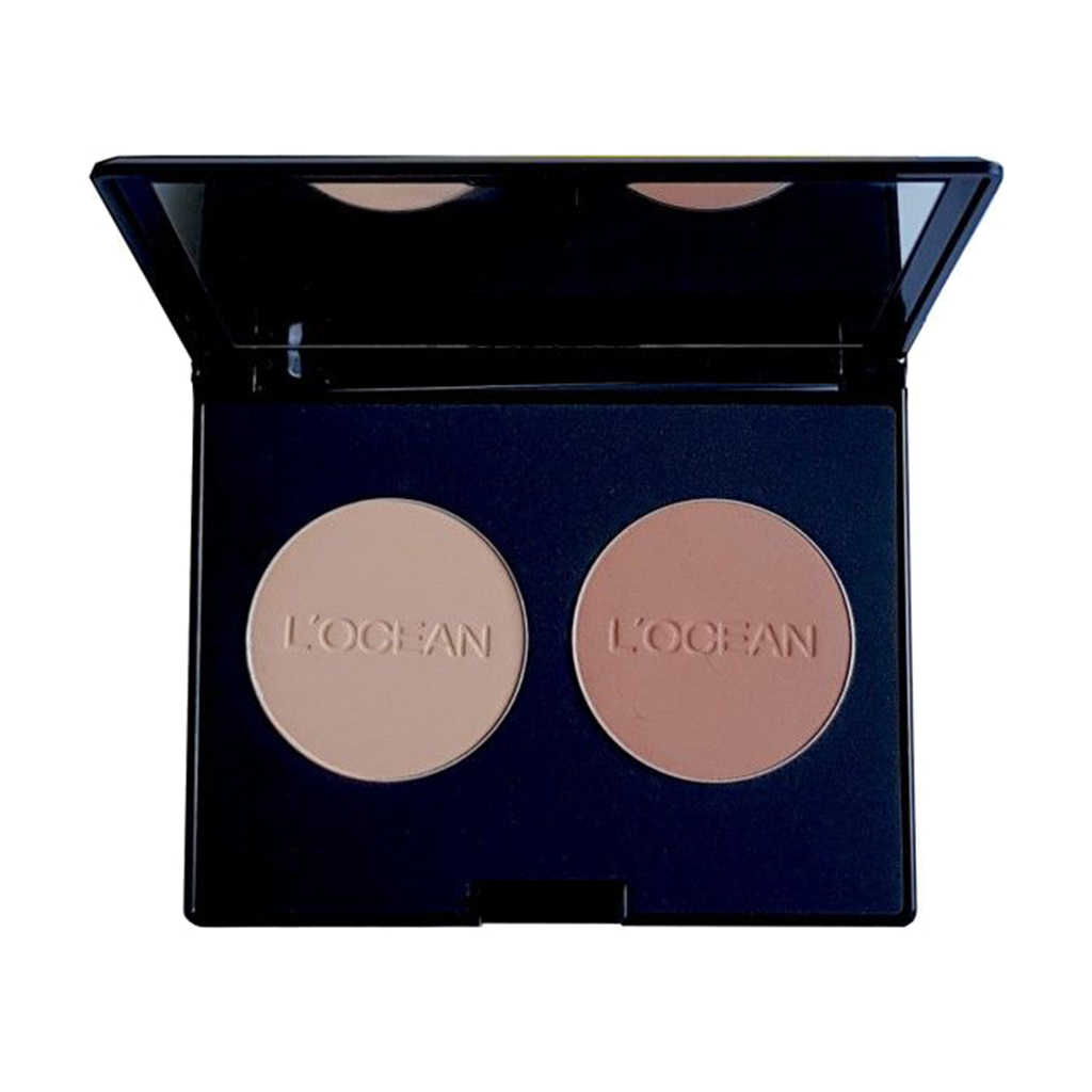 

Уцінка! Палетка пудр для обличчя L'OCEAN 4, 2*10 г