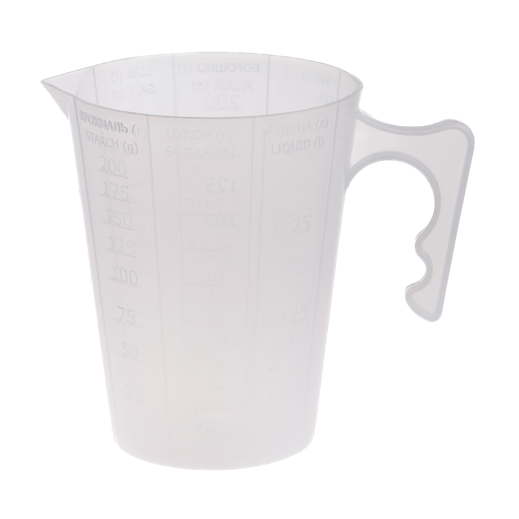 

Стакан мірний Ekodeo прозорий, 250 мл (P92013)