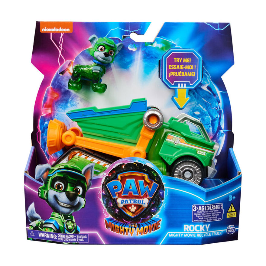 

Ігровий набір Paw Patrol Щенячий патруль у кіно 2: рятувальний автомобіль-трансформер з водієм Роккі, від 3 років (SM17776/6474)