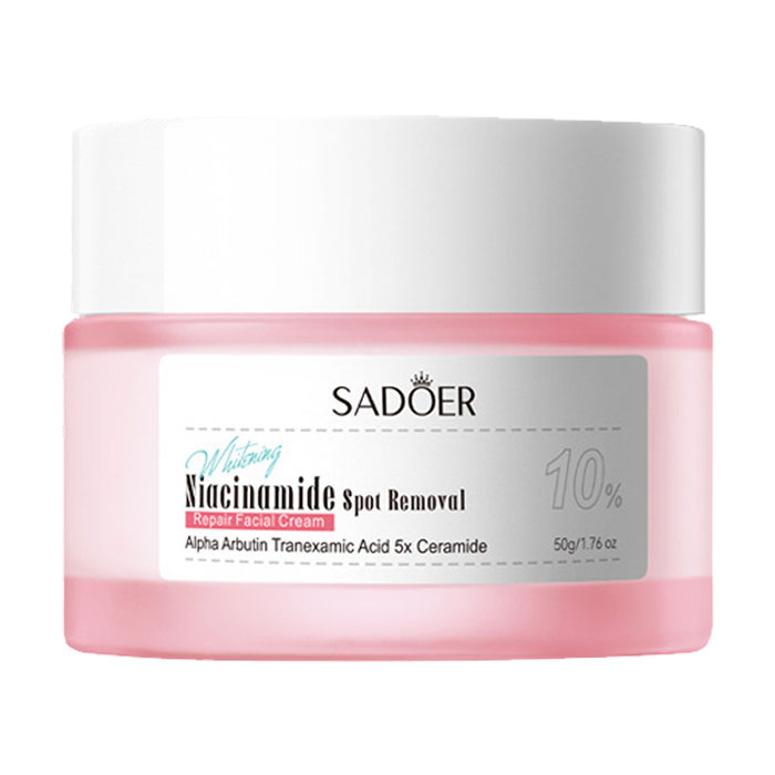 Крем для обличчя Sadoer Niacinamide Spot Removal Repair Face Cream проти плям, з ніацинамідом, 50 г