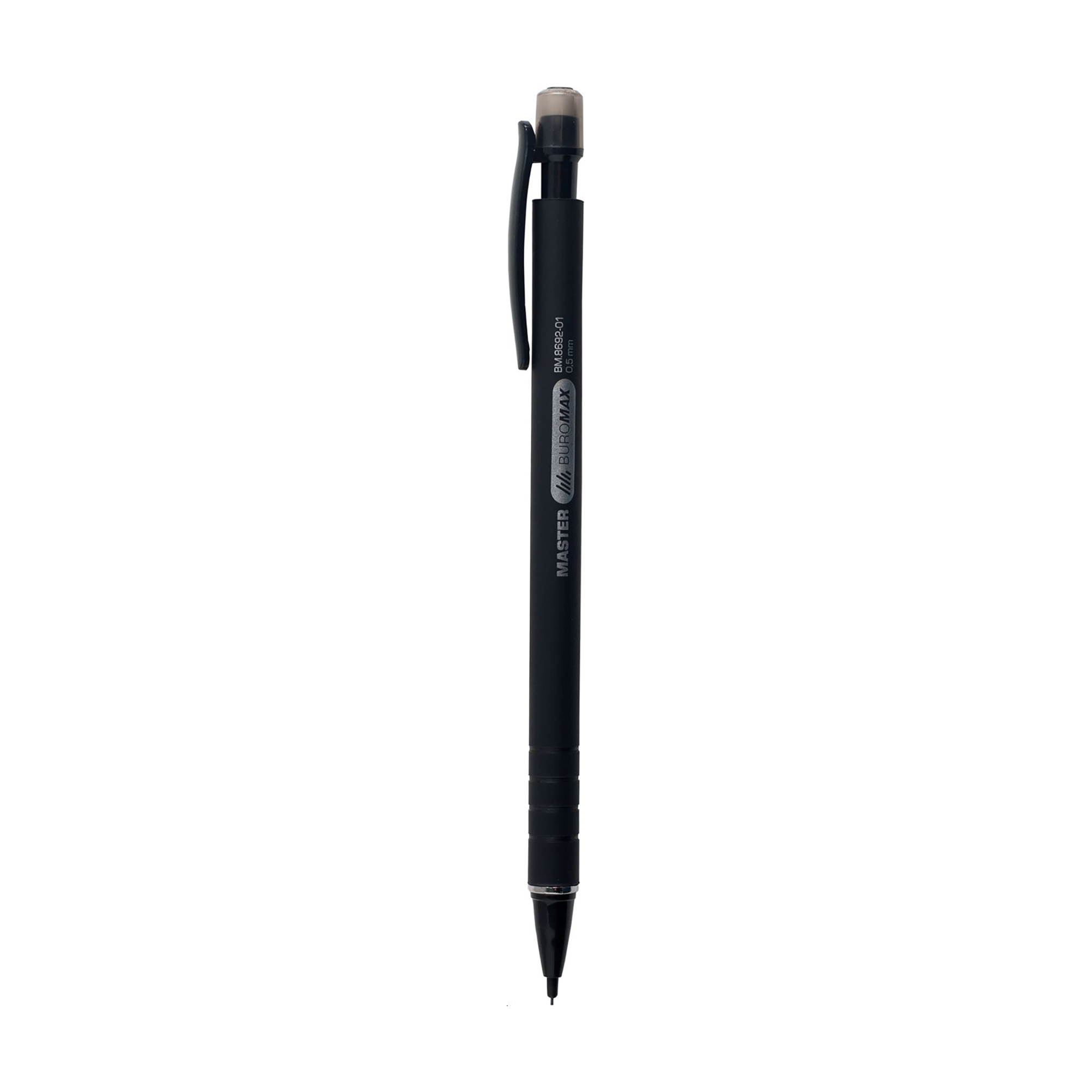 

Олівець механічний Buromax Master Rubber Touch чорний, 0.5 мм, 1 шт (Кнц6161)