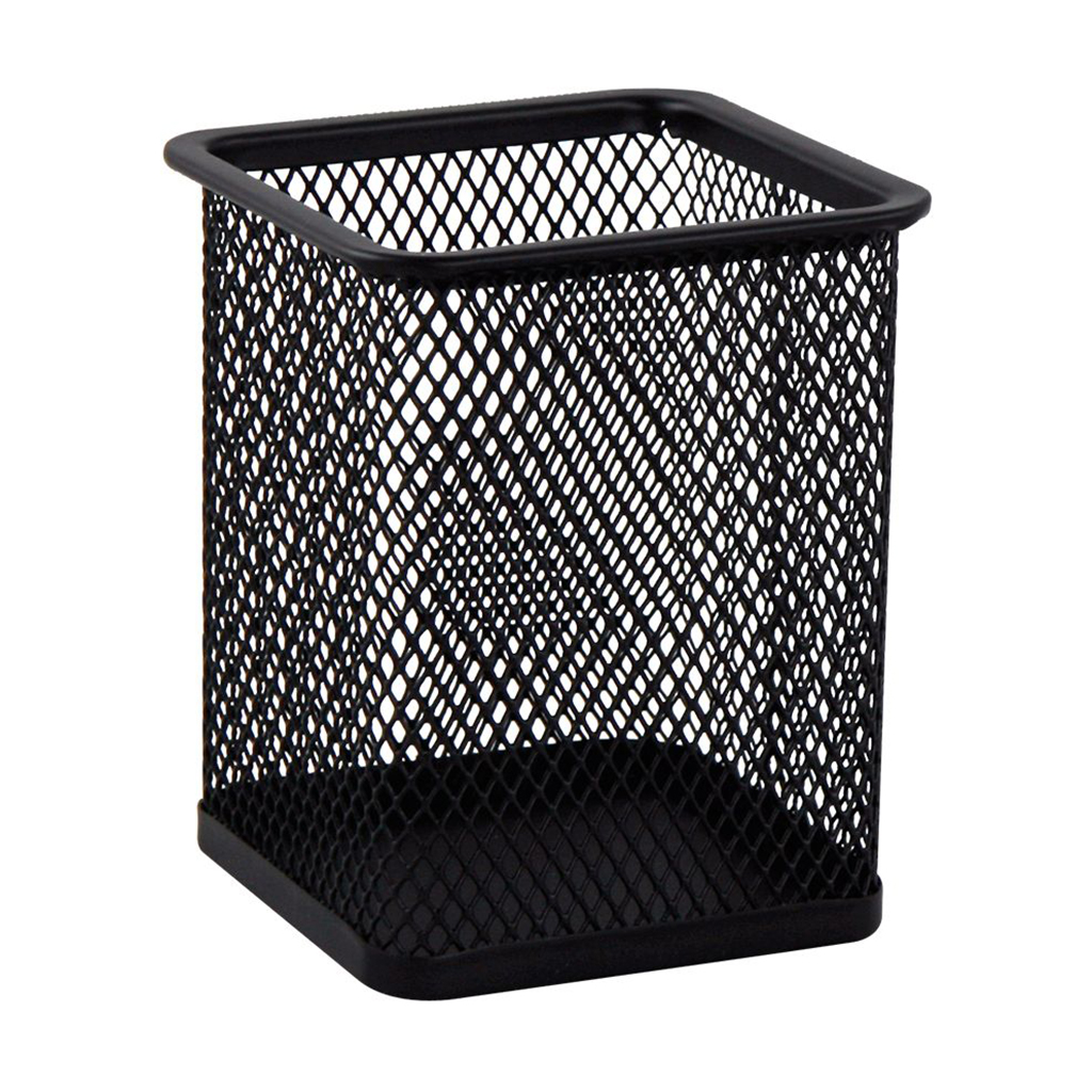 

Підставка для ручок Buromax квадратна, металева, чорна, 8*8*9.5 см (Кнц6201)