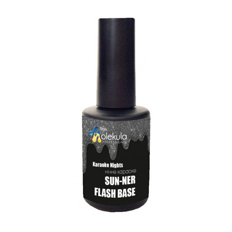 

База для гель-лаку Nails Molekula Professional Base Flash, Karaoke Nights, 12 мл
