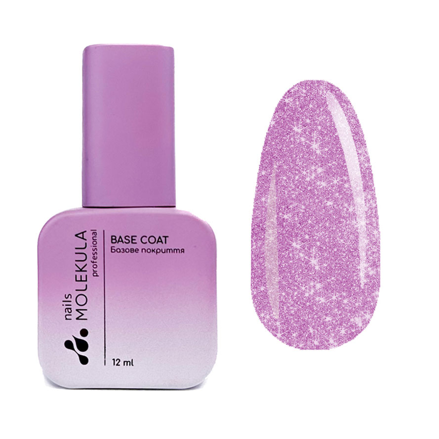

База для гель-лаку Nails Molekula Professional Base Flash, Secret Kiss, 12 мл