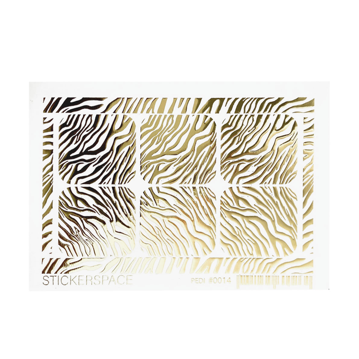 

Наліпки для дизайну нігтів StickersSpace Sliders Foil (0014)