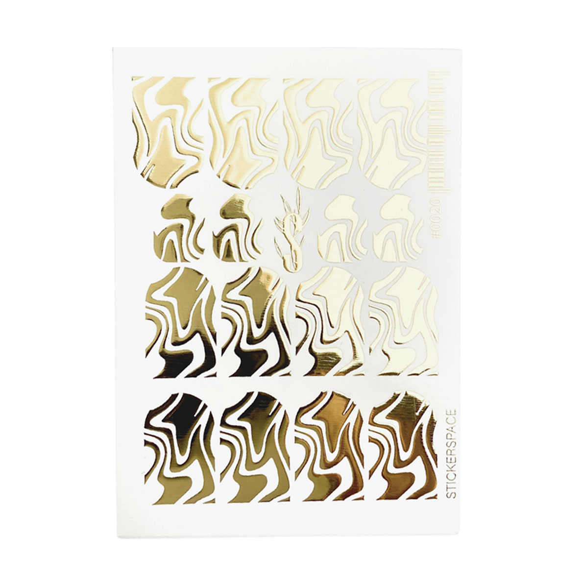

Наліпки для дизайну нігтів StickersSpace Sliders Foil (0020)