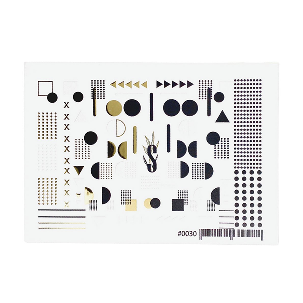 

Наліпки для дизайну нігтів StickersSpace Sliders Combi (0030)
