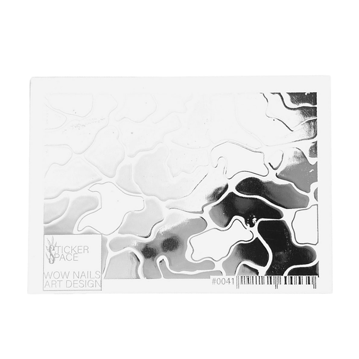

Наліпки для дизайну нігтів StickersSpace Sliders Foil (0041)