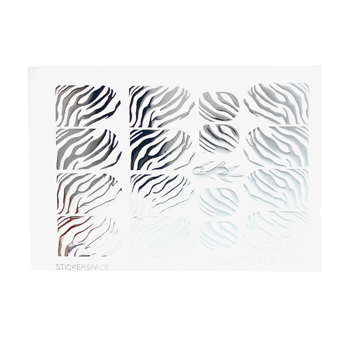 

Наліпки для дизайну нігтів StickersSpace Sliders Foil (0067)