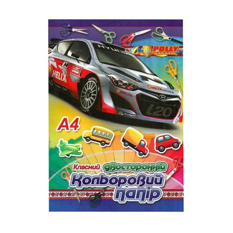

Кольоровий папір POLLY 7 кольорів, А4, 14 аркушів (Кнц0915)