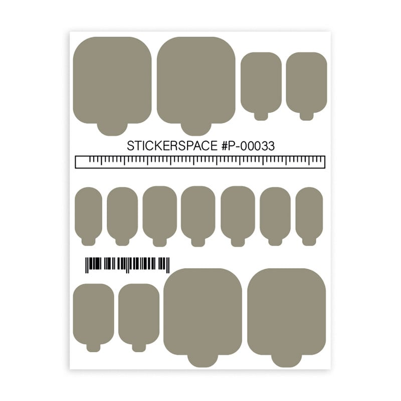 

Наліпки для дизайну нігтів StickersSpace Wraps Pedi (P-00033)