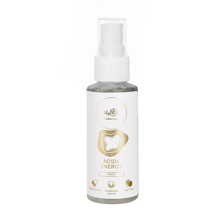

Уцінка! Тонер для обличчя MyIDi Acids Energy Toner з AHA/BHA/PHA кислотами, 50 мл