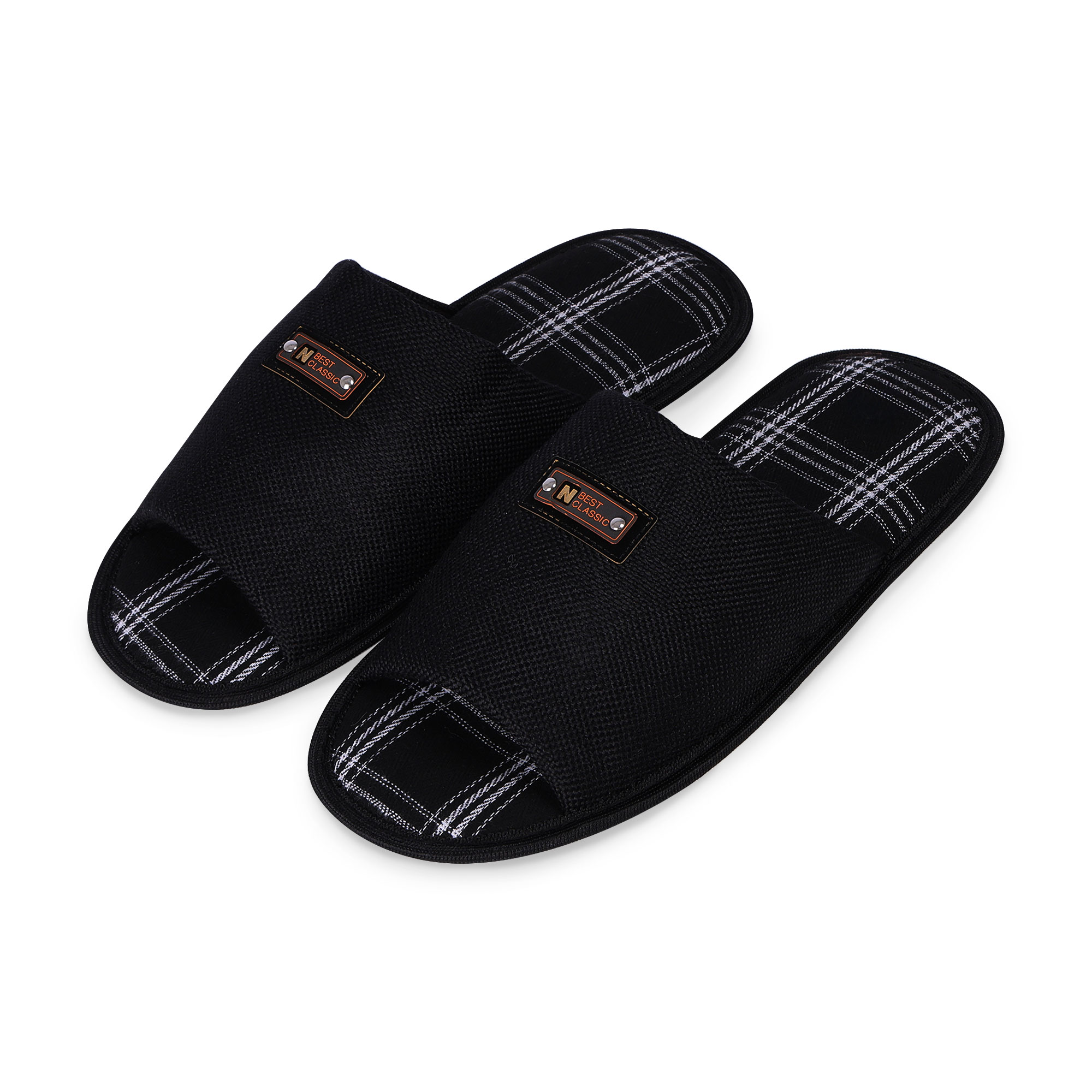 

Чоловічі кімнатні капці 2Step відкриті, чорні, розмір 41-42 (WMSL2024-2-Blk)