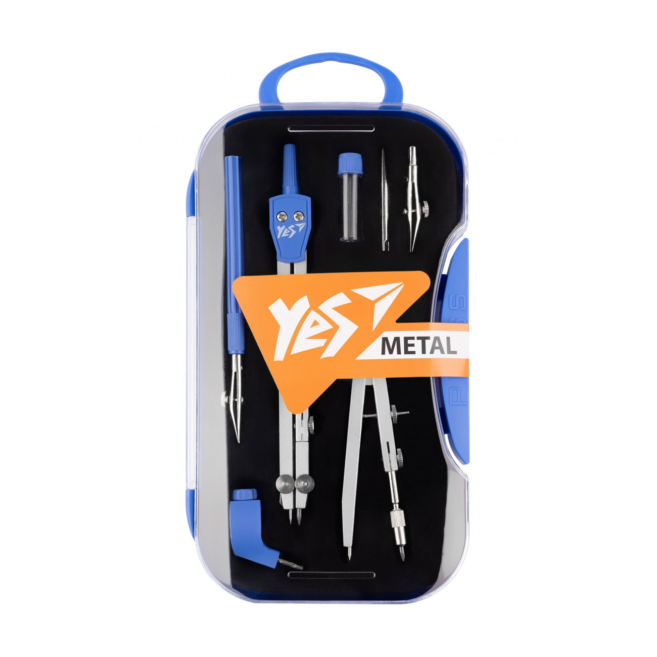 

Готовальня YES Metal, синя, 7 шт