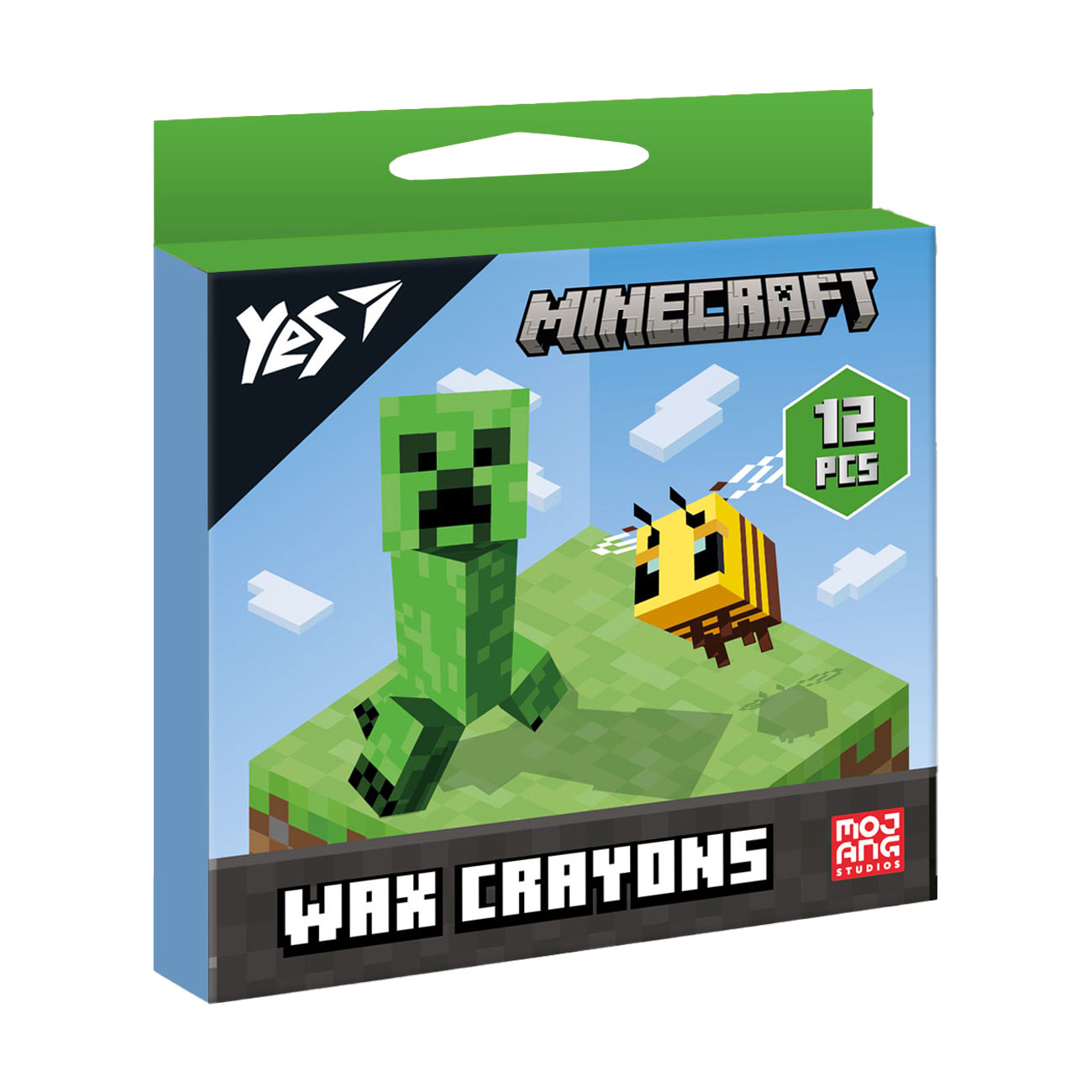 

Набір воскових олівців YES Minecraft, 12 кольорів
