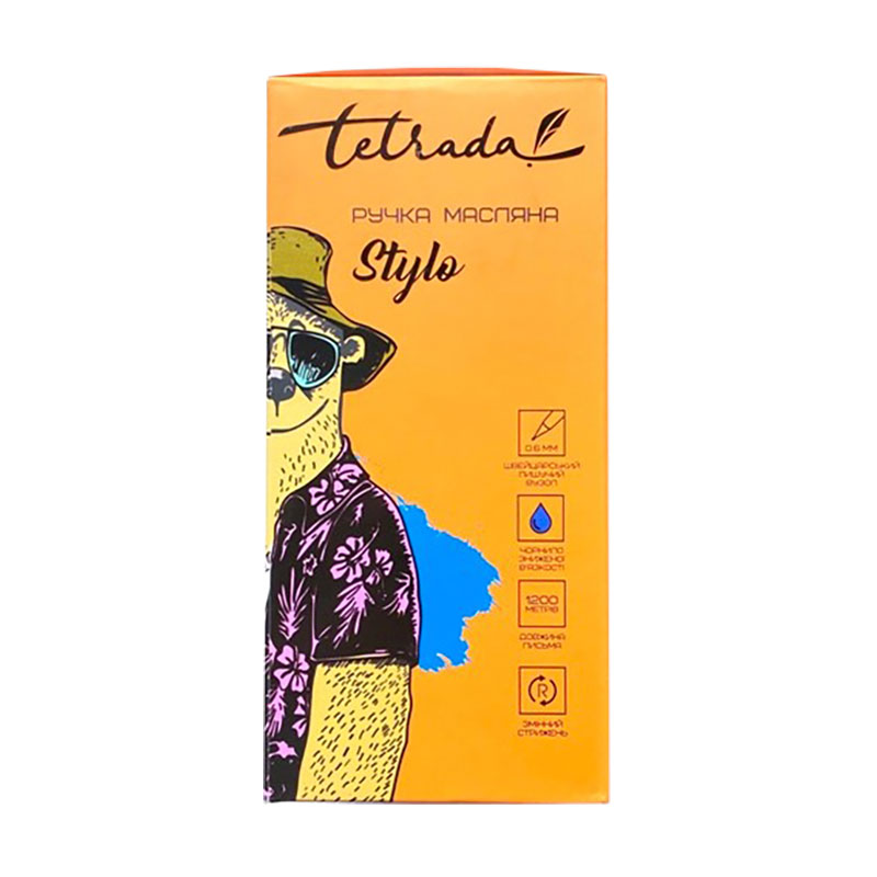 

Набір масляних ручок Тетрада Stylo HO-585, 0.6 мм, синій, 10 шт