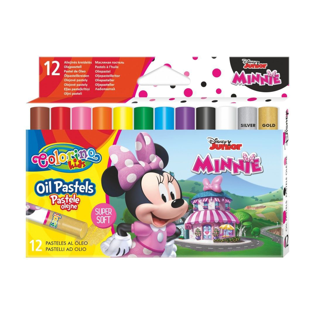

Набір олійної пастелі Colorino Kids Minnie, 12 кольорів, від 3 років (90720PTR)