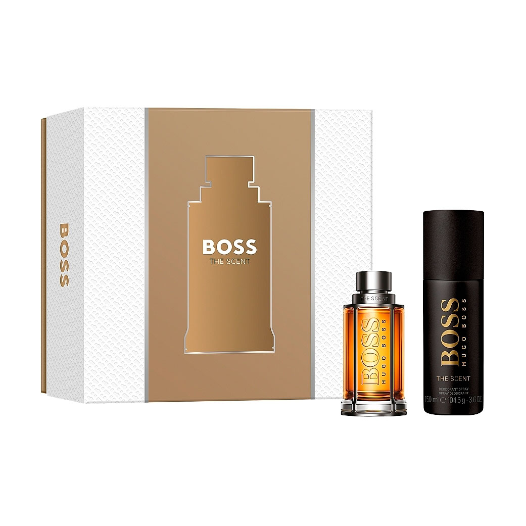 Парфумований набір чоловічий Hugo Boss Boss The Scent (туалетна вода, 50 мл + дезодорант, 150 мл)