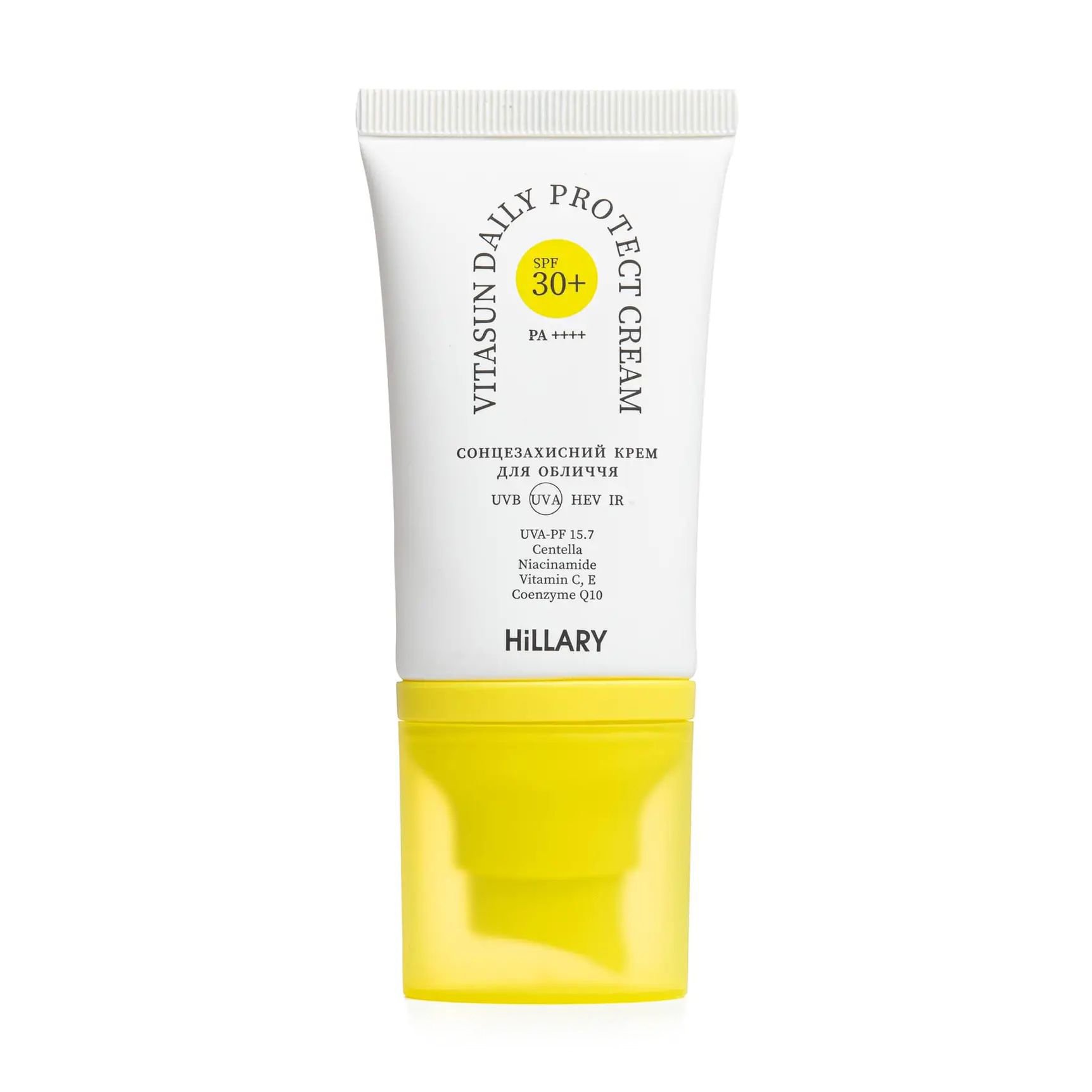 

Сонцезахисний крем для обличчя Hillary VitaSun Daily Protect Cream, SPF 30+, 40 мл