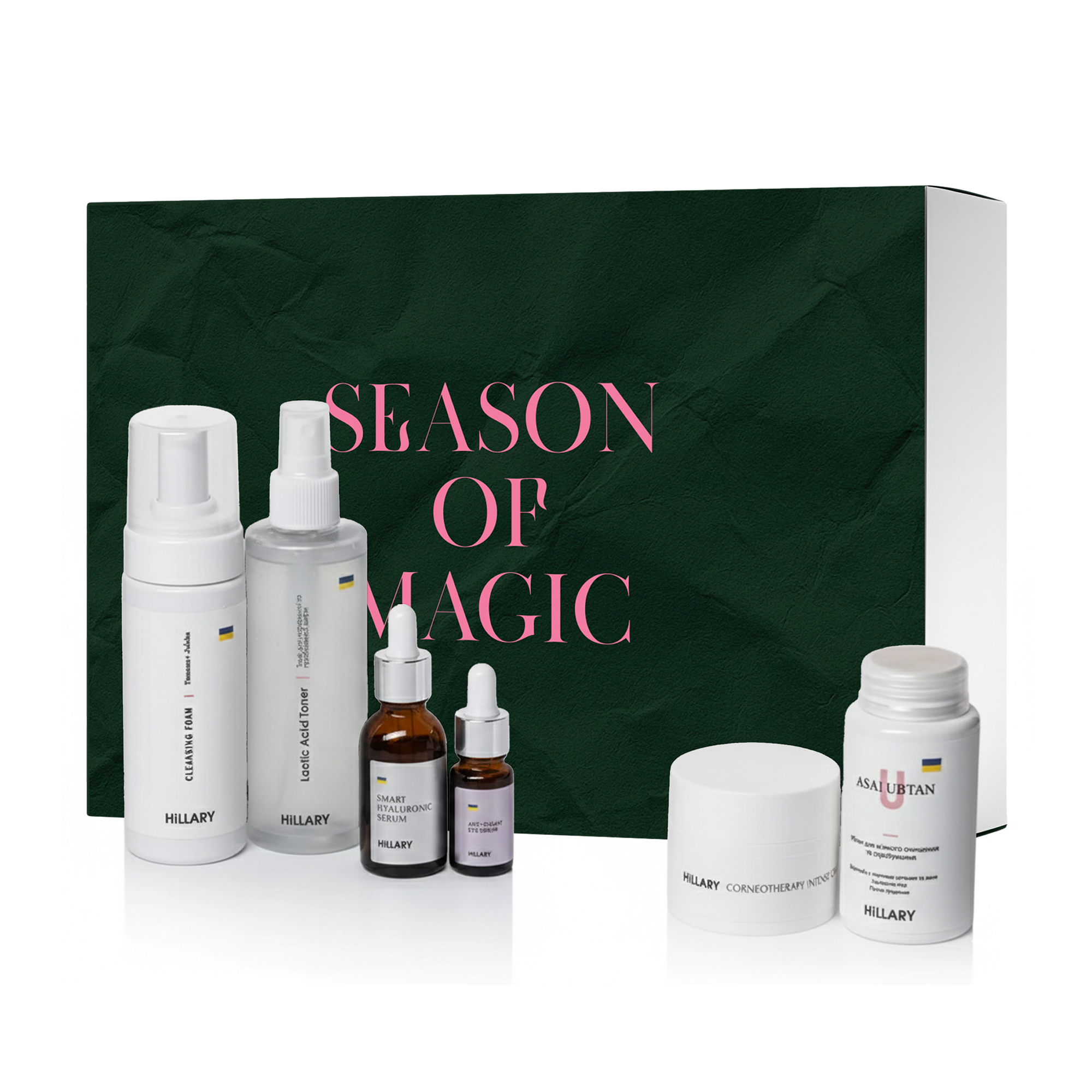 

Набір щоденного догляду для обличчя Hillary Perfect 6 для жирної та проблемної шкіри, 6 предметів