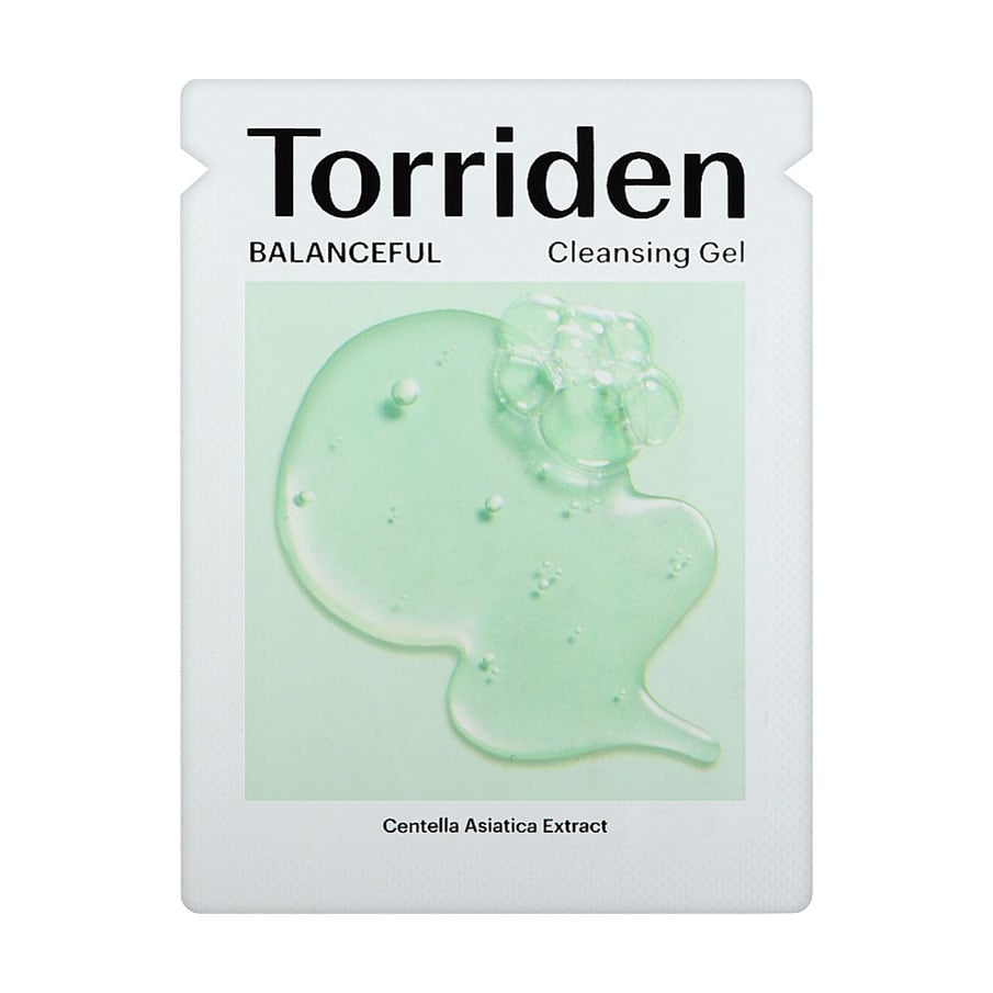 

Уцінка! Очищувальний гель для обличчя Torriden Balanceful Cleansing Gel з екстрактом центели, 2 мл (саше)