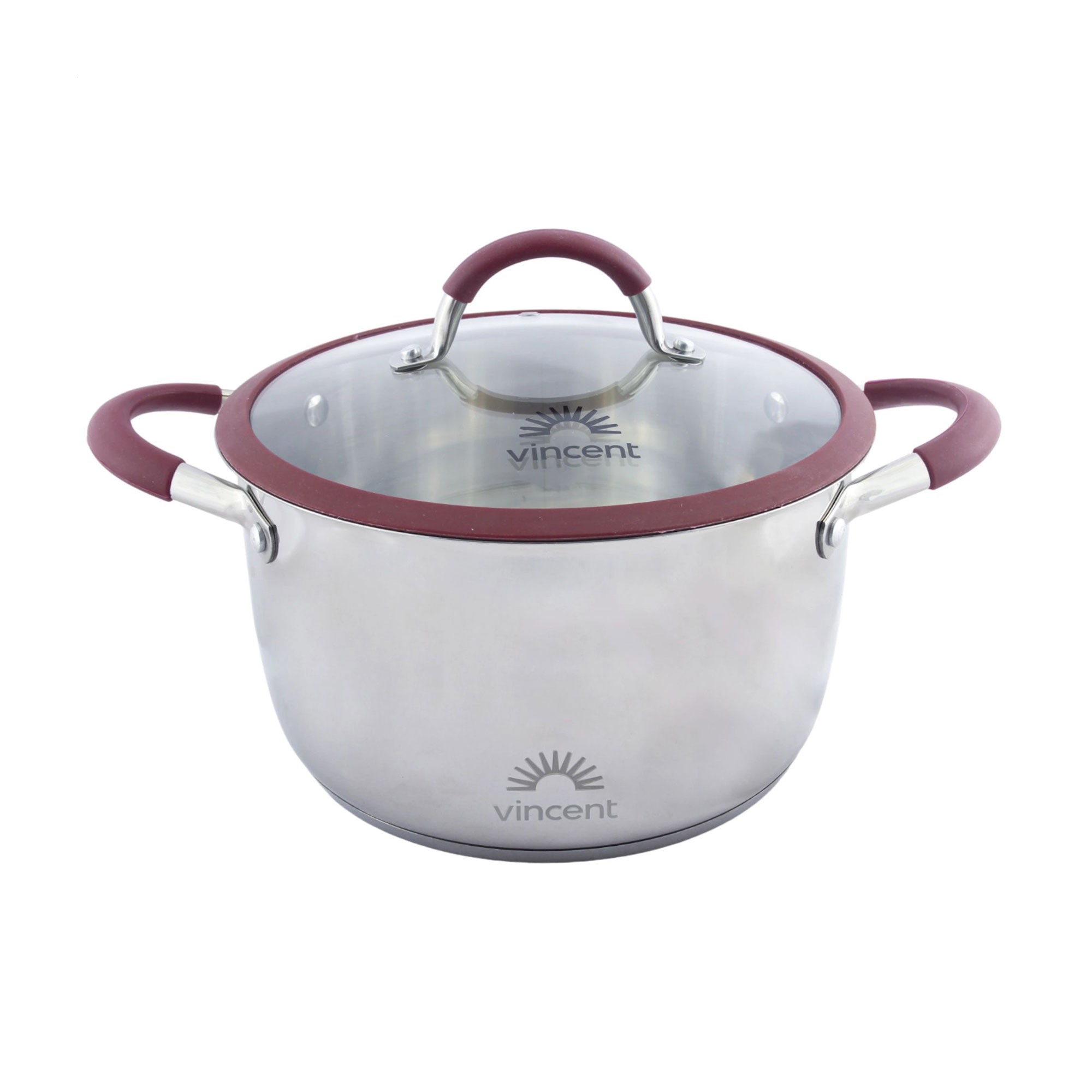 

Каструля Vincent, з кришкою та силіконовими ручками, діаметр 20 см, 3.2 л (VC-3187-20)
