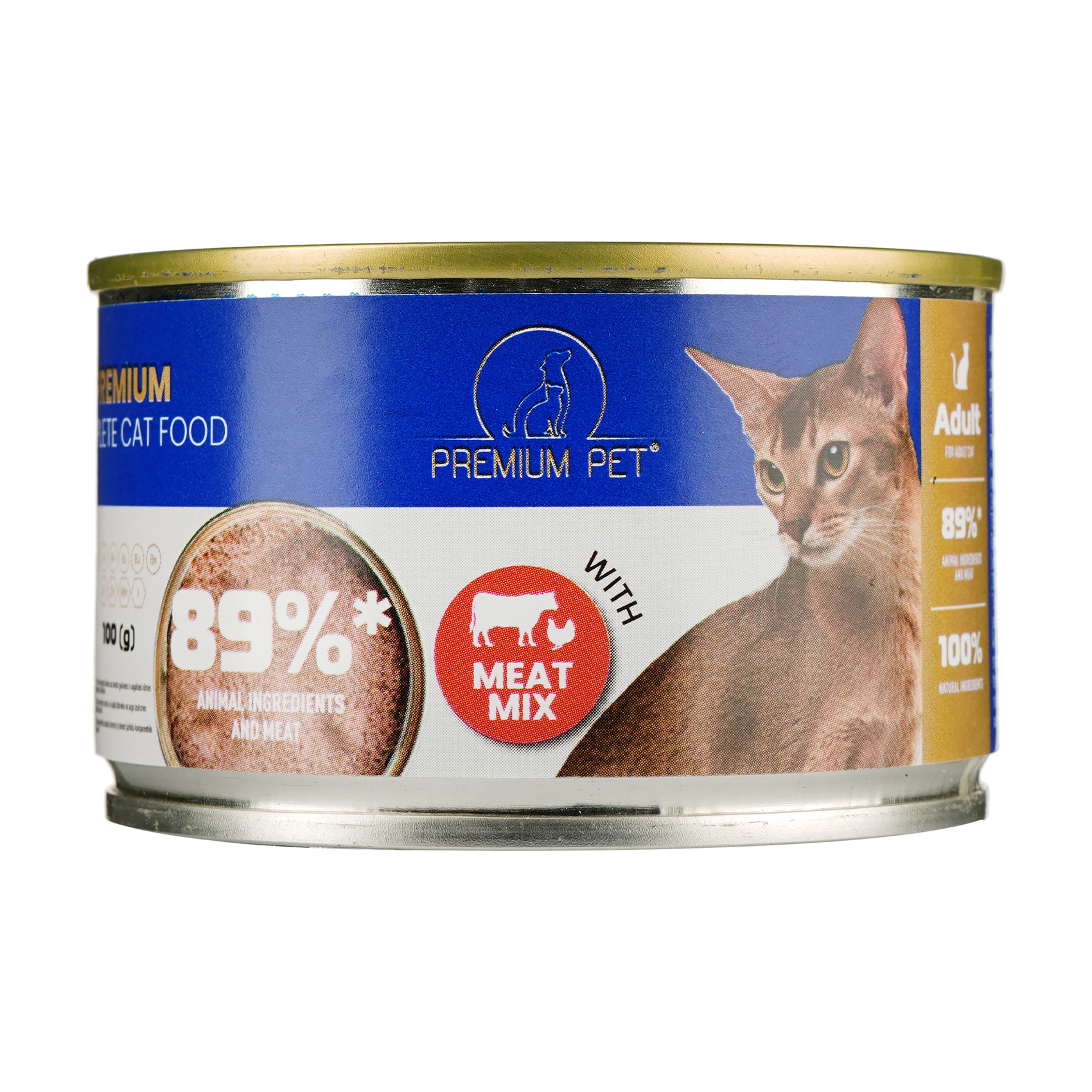 

Паштет для дорослих котів Premium Pet М'ясне асорті, 100 г