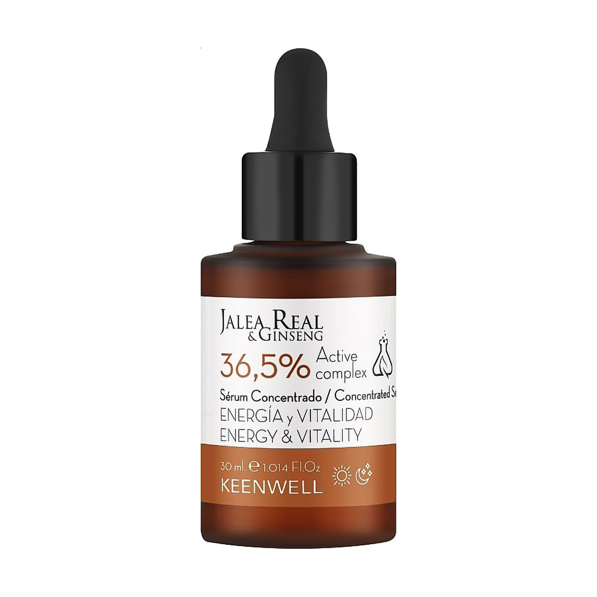 

Уцінка! Енергетична ревіталізувальна сироватка-концентрат для обличчя Keenwell Jalea Real 36,5% Active Complex Concentrated Serum, 30 мл