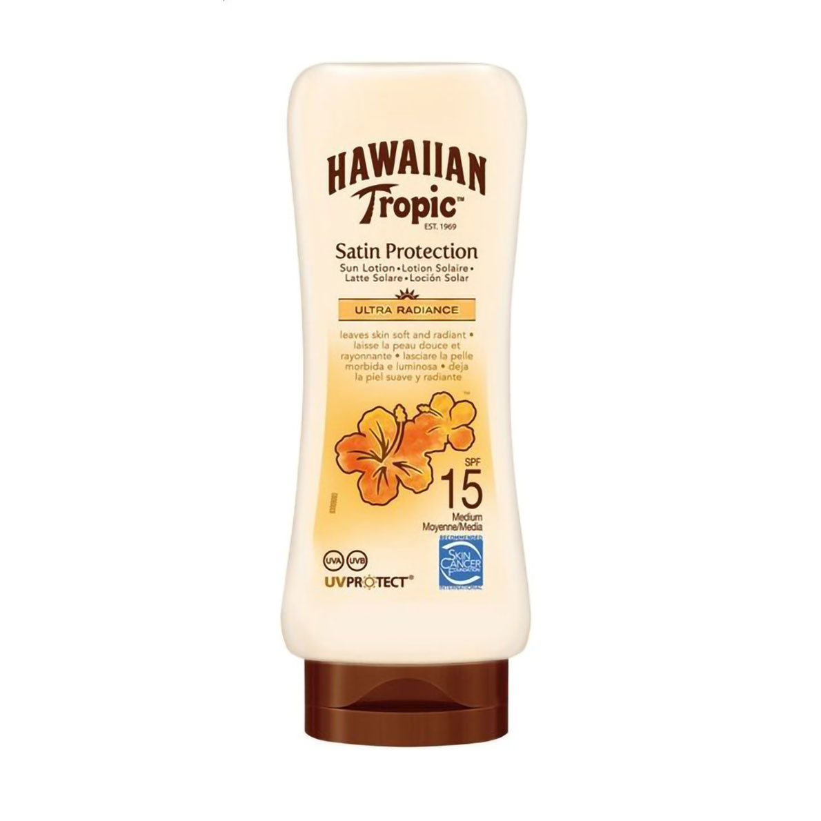 

Уцінка! Сонцезахисний лосьйон для тіла Hawaiian Tropic Satin Protection Sun Lotion SPF 15, 180 мл