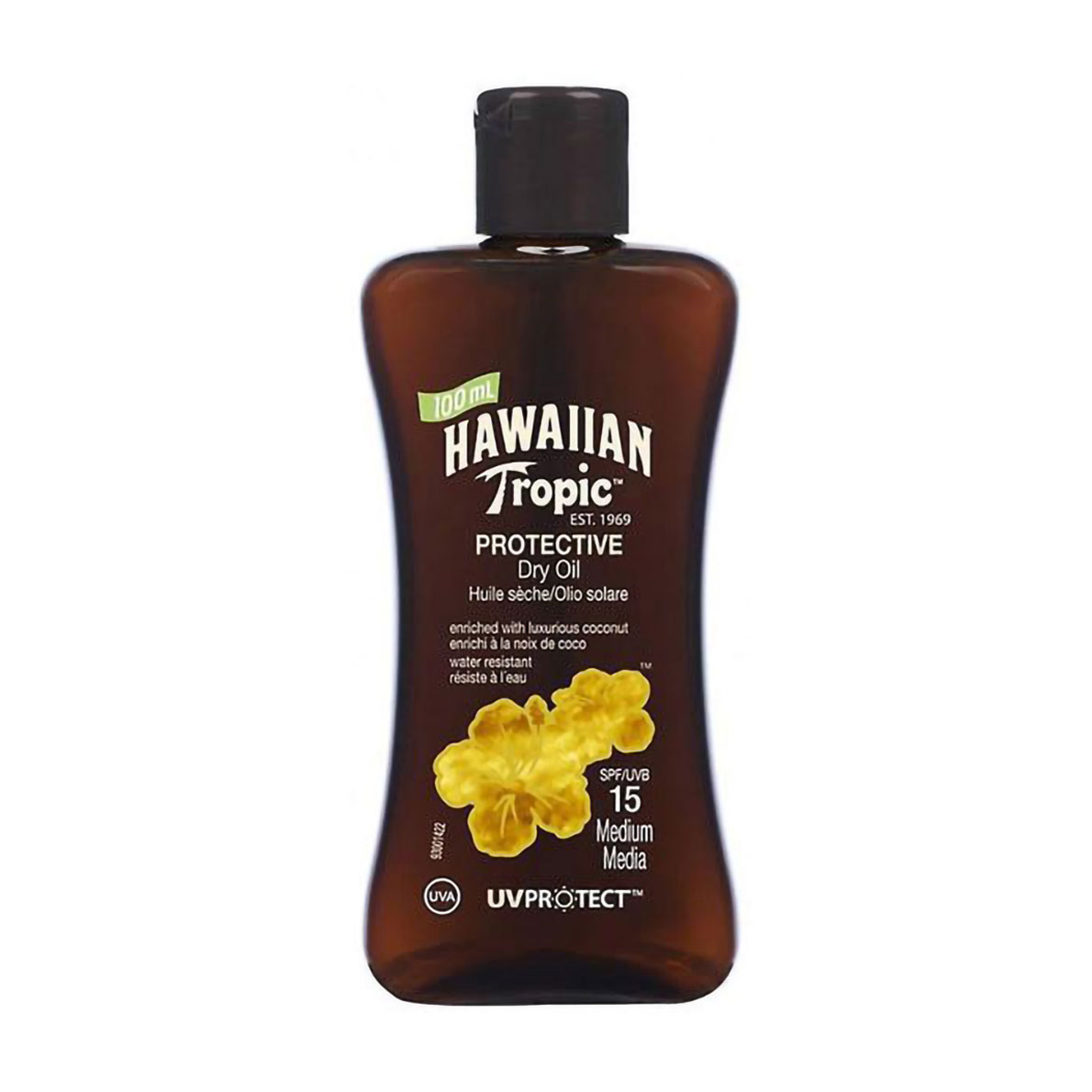 

Суха олія для засмаги Hawaiian Tropic Protective Dry Oil SPF 15, 100 мл