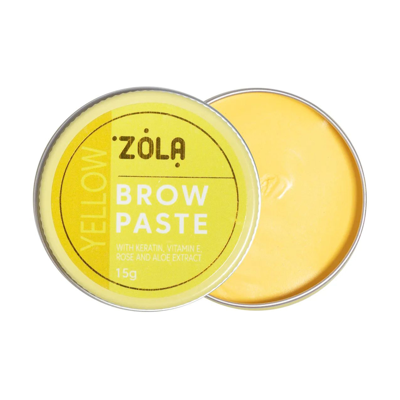 

Уцінка! Контурна паста для брів Zola Brow Paste Жовта, 15 г