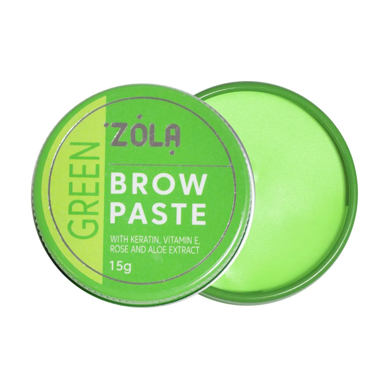 

Уцінка! Контурна паста для брів Zola Brow Paste Зелена, 15 г