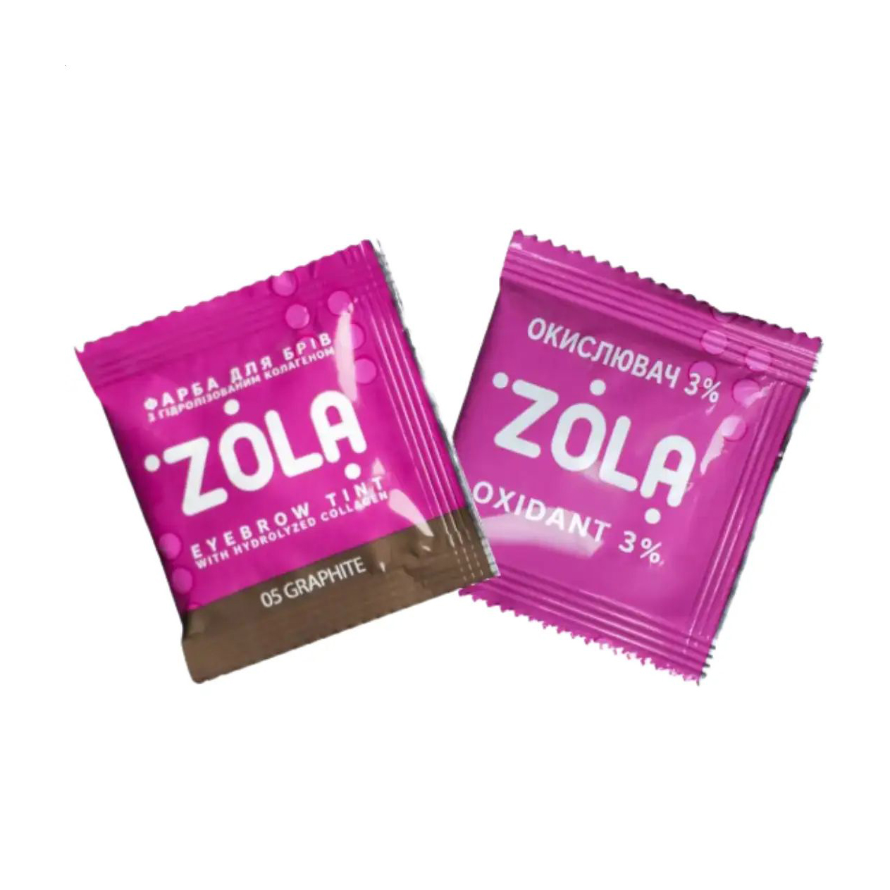 

Уцінка! Набір для фарбування брів Zola Eyebrow Tint (фарба 05 Graphite, 5 мл + окислювач 3%, 5 мл)