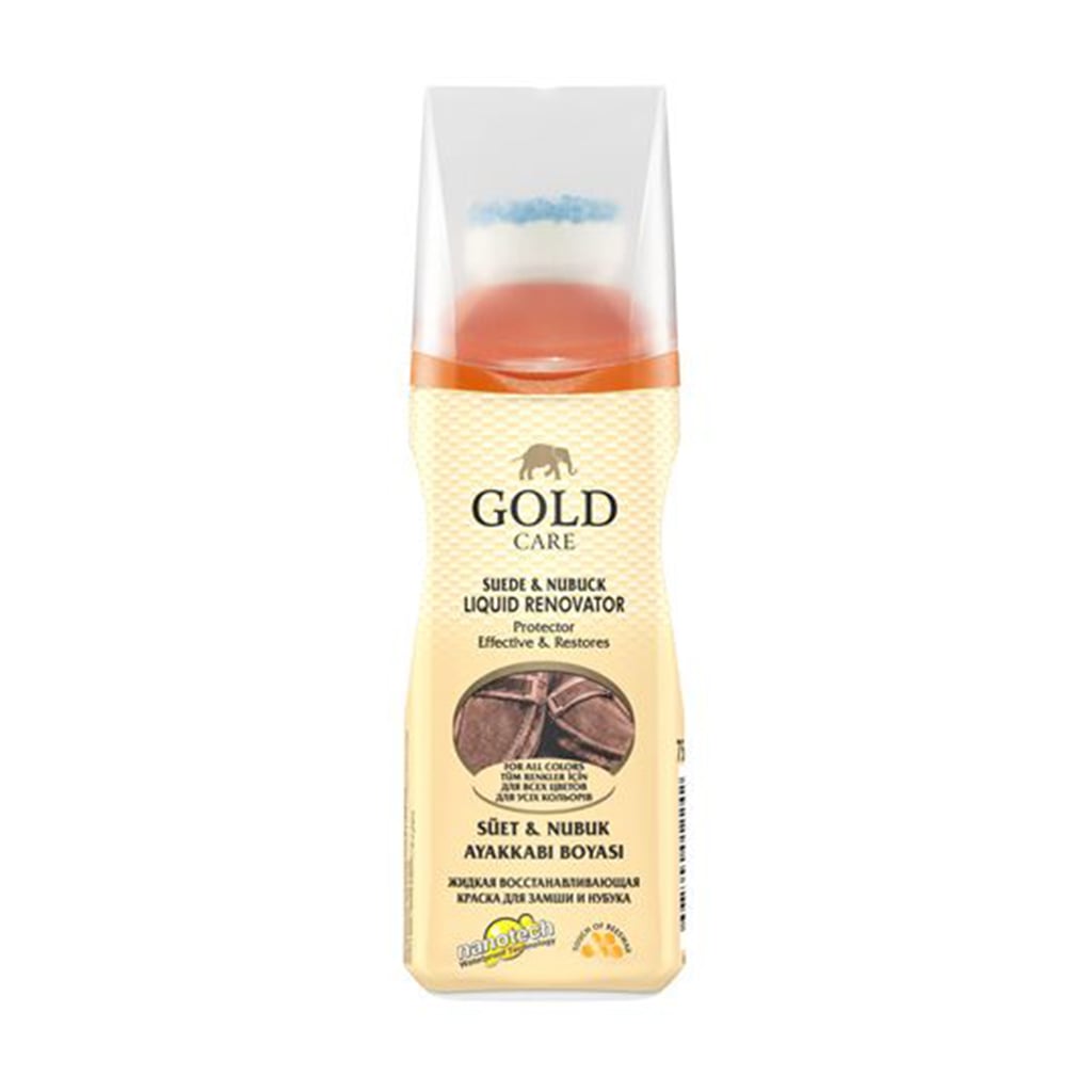 

Рідка відновлювальна фарба для замші та нубука Gold Care Suede & Nubuck Liquid Renovator Безбарвний, 75 мл
